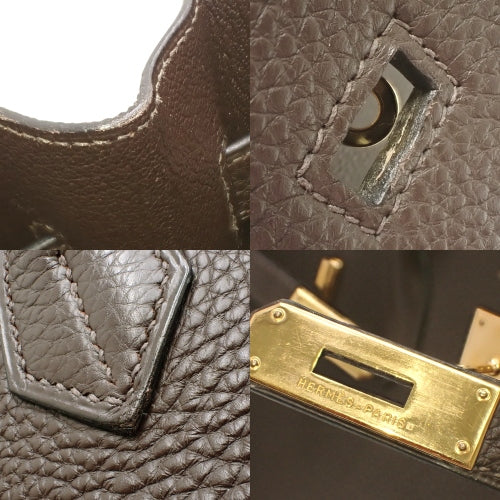 バーキン 35 トゴ ショコラ ゴールド金具 □H刻印