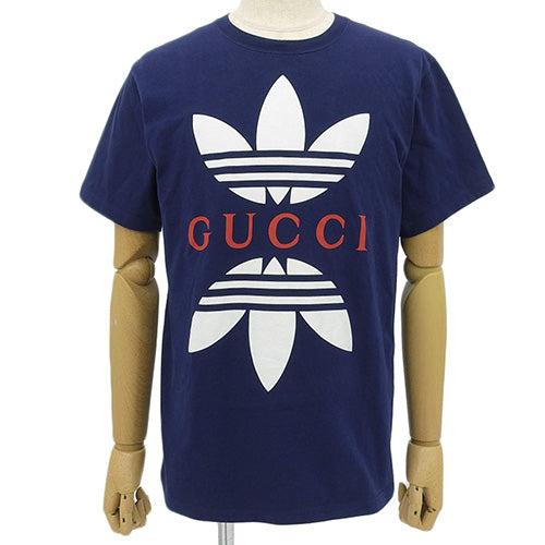 アディダス コラボ Tシャツ アパレル ファッション 衣類 半袖 GUCCI×adidas S コットン 548334XJEMJ