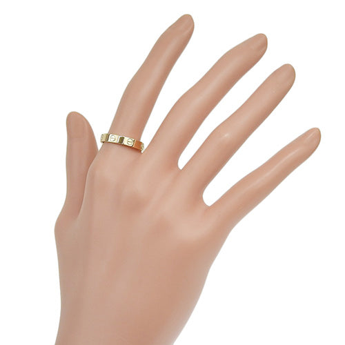 Love Collection LOVE Ring Small B4085000 K18 Yellow Gold YG Love Ring Accessory Jewelry Size 16 (56)
