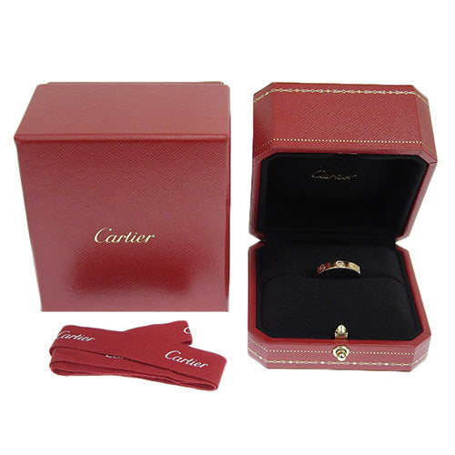 Love Collection LOVE Ring Small B4085000 K18 Yellow Gold YG Love Ring Accessory Jewelry Size 16 (56)