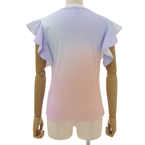 LV Circle Gradient T-Shirt RM222J, Ruffle Gradient, Size XS, Cotton