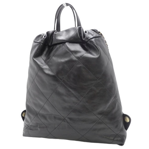 Matelasse Chanel 22 Drawstring Backpack in Leather