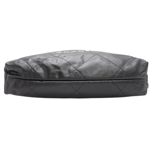 Matelasse Chanel 22 Drawstring Backpack in Leather