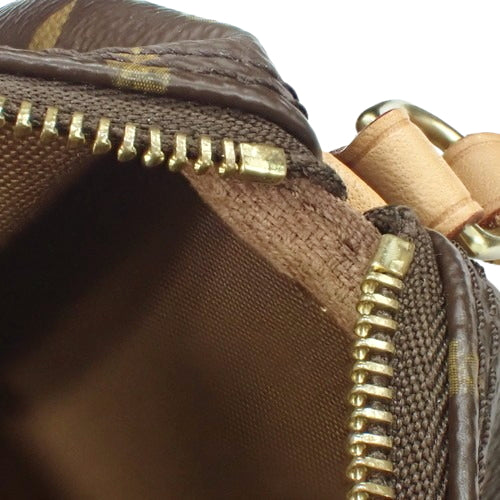モノグラム ナノ・スピーディ モノグラムキャンバス ブラウン M61252 2WAY ショルダー 肩掛け 斜め掛け ミニバッグ