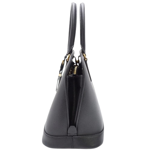 2-Way Handbag, Saffiano Leather, Black, BN2558, Shoulder Tote, Shoulder Bag
