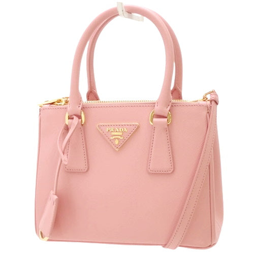 Galleria Mini Shoulder Bag, Saffiano Leather, SAFFIANO LUX PETALO, 1BA906_NZV_F0442 (Current as of December 2024)