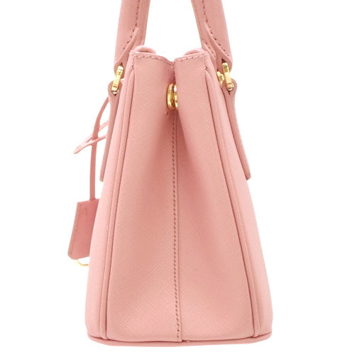 Galleria Mini Shoulder Bag, Saffiano Leather, SAFFIANO LUX PETALO, 1BA906_NZV_F0442 (Current as of December 2024)