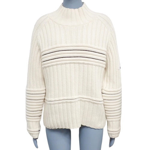 High-neck knit sweater, size S, RW241WW, made from wool and yak wool.