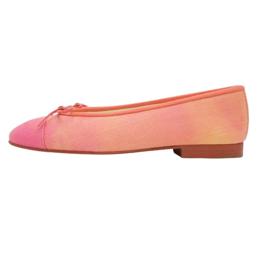COCO MARK Ballerina Flats, Size 36 1/2C Cotton, G02819
