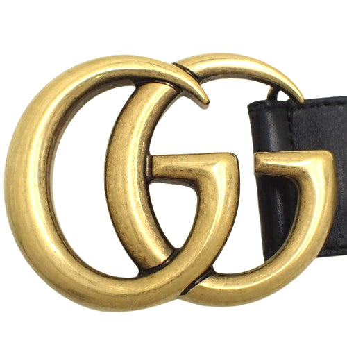 GGマーモント ダブルG ワイドベルト アパレル ファッション小物 服飾小物 80・32 レザー 400593 AP00T 1000(2024年12月現在現行品)
