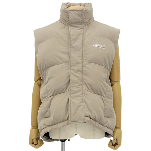Political Campaign Cocoon Down Vest, Size 34, with Hood