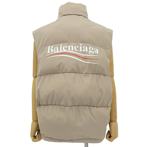 Political Campaign Cocoon Down Vest, Size 34, with Hood