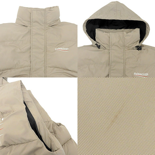 政治竞选茧型羽绒背心,34码,带帽