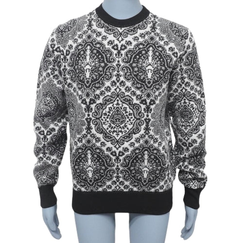 佩斯利针织圆领毛衣(S码)