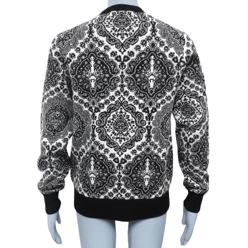 佩斯利针织圆领毛衣(S码)