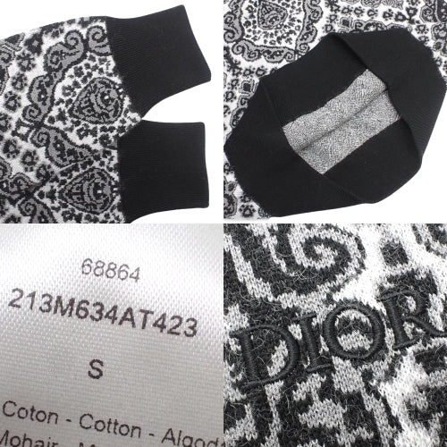 佩斯利针织圆领毛衣(S码)