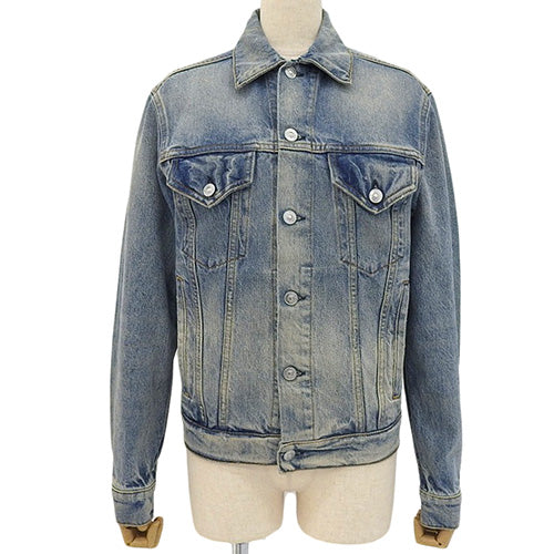 Europa バックプリント デニムジャケット アパレル ファッション 衣類 Gジャン 44 コットン 509533