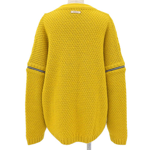Detachable Sleeve Knit Sweater, 2-Way, XL, Wool, Size 673684