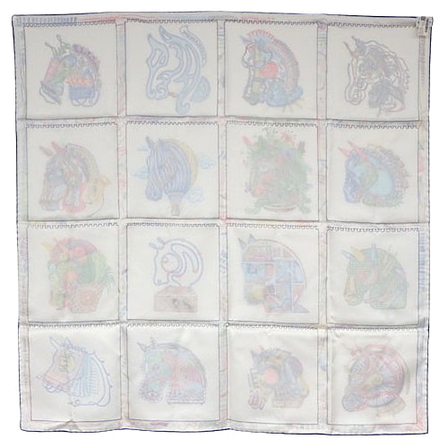 【新品】Chevaloscope シュヴァルスコープ カレ90 アパレル ファッション小物 バッグ小物 シルク