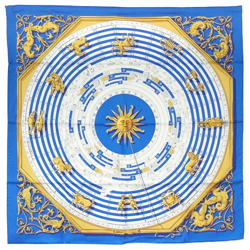 【新品】DIES ET HORE 占星术 卡莱90 服装 时尚配饰 包包配饰 太阳 星座 真丝