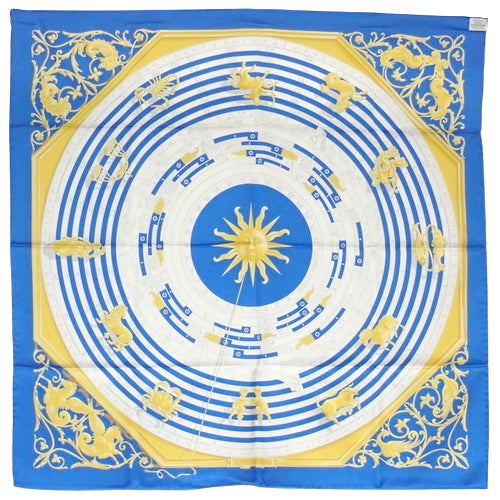 【新品】DIES ET HORE 占星术 卡莱90 服装 时尚配饰 包包配饰 太阳 星座 真丝