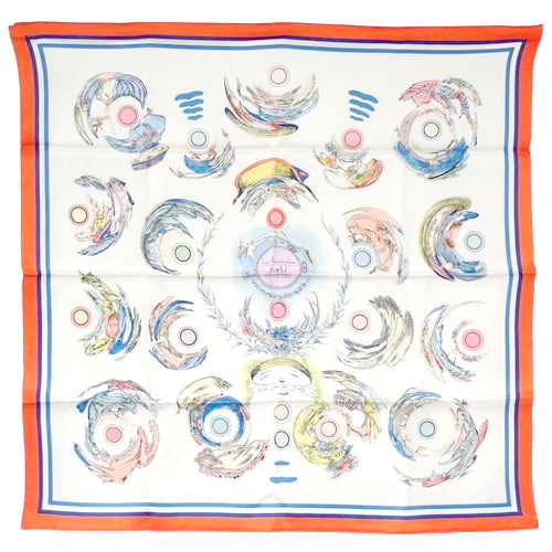 【新品】Les Anamorphoses 变形记 70cm方巾 服装 时尚配饰 包包配饰 真丝