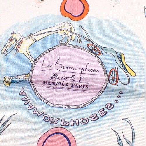 【新品】Les Anamorphoses 变形记 70cm方巾 服装 时尚配饰 包包配饰 真丝