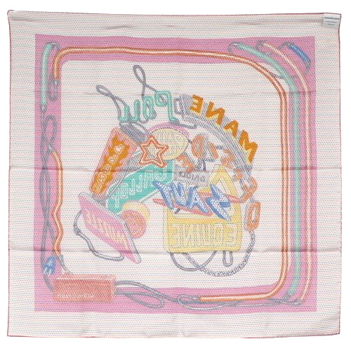 【新品】Chevaloscope Neon Pointille 施瓦洛斯科普霓虹点彩 卡莱70 时尚配饰 包包配饰 服装配饰 真丝