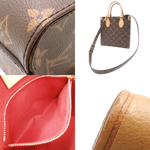 Monogram Sac Plat BB Monogram Canvas Brown M46265 (currently available as of January 2025) 2-way shoulder bag