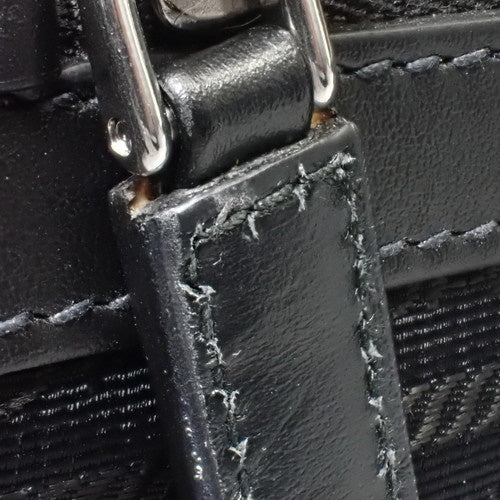 ロゴプレート ブリーフケース ハンドバッグ 通勤カバン 書類入れ サフィアーノレザー SAFFIANO TRAVEL NERO 2VE011