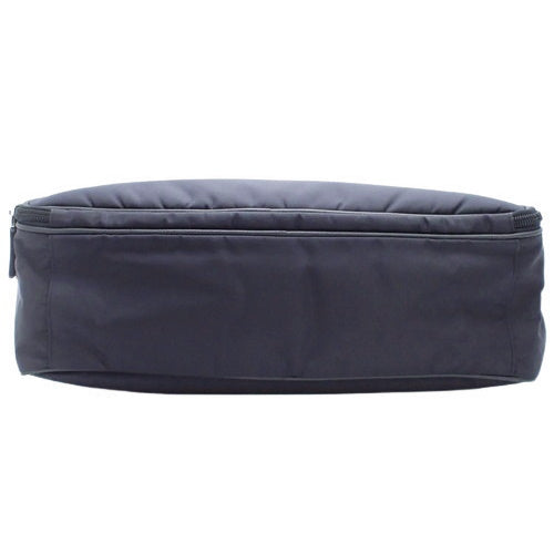 Laptop bag, nylon and saffiano leather, TESSUTO+SAFFIANO BLEU 2VE407, 2-way handbag, commuter bag, document case.