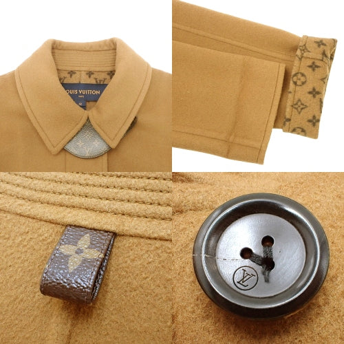 モノグラム ロングコート アパレル ファッション 42 ウール シルク