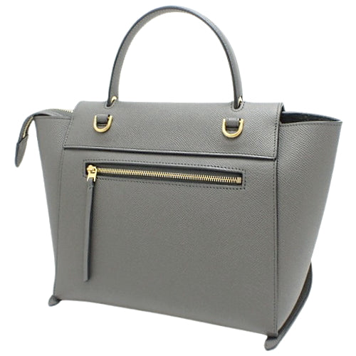 Belt bag, micro grain calf leather, gray, 189153ZVA.10DC (currently available as of January 2025), 2-way, shoulder bag, shoulder strap, crossbody, single handle.