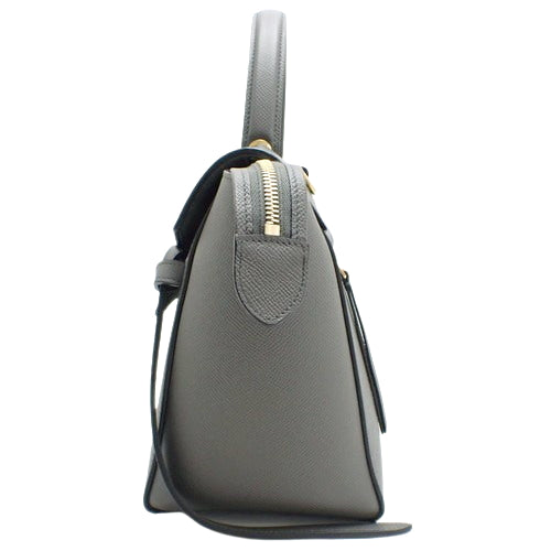 Belt bag, micro grain calf leather, gray, 189153ZVA.10DC (currently available as of January 2025), 2-way, shoulder bag, shoulder strap, crossbody, single handle.