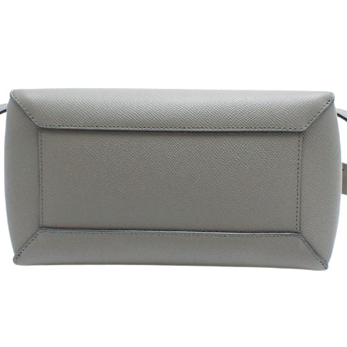Belt bag, micro grain calf leather, gray, 189153ZVA.10DC (currently available as of January 2025), 2-way, shoulder bag, shoulder strap, crossbody, single handle.