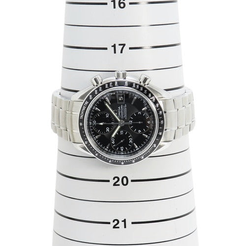 3210.50 Speedmaster Date, Stainless Steel, SS, Automatic, Black