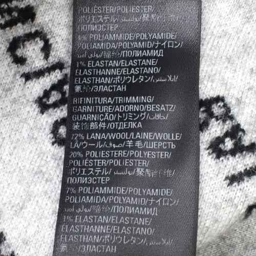All-Over Logo Knit Apparel Fashion Clothing Long Sleeve Sweater All-Over Print Wool Nylon Polyester Size L 719654
