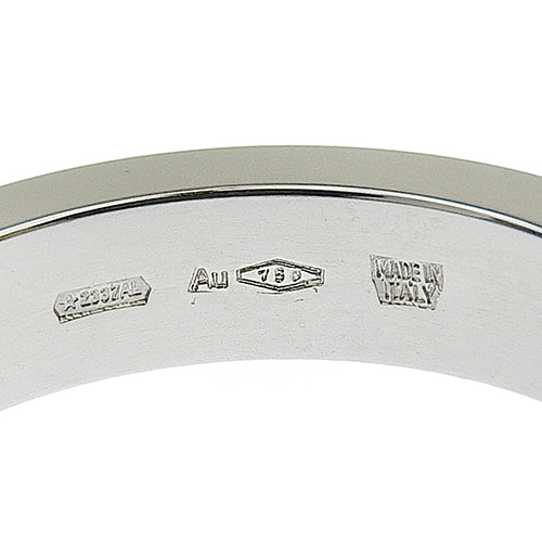 B.zero1 Essential Diamond Band Ring, 339992, 18K White Gold, WG, Accessory, Jewelry, 1PD, B-zero1, Size 15 (55)