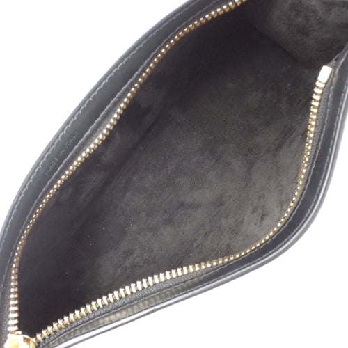 Cuir Triomphe Shoulder Bag, Smooth Calfskin, Black, 198153DU3.38NO, One-Shoulder, Shoulder Bag
