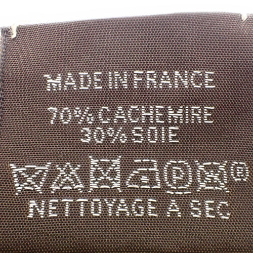 卡莱90腰带图案羊绒丝绸