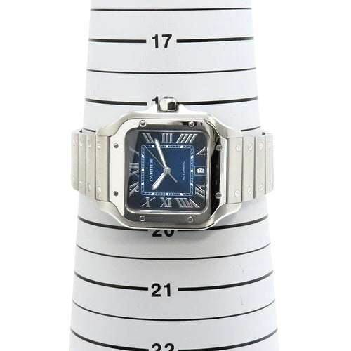 WSSA0030 Santos-de-Cartier LM Stainless Steel SS Automatic Blue