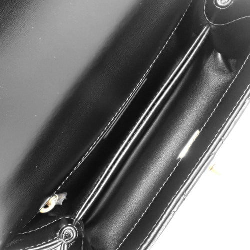 マトラッセ ココハンドルバッグ レザー ブラック A92990 2WAY ショルダー 肩掛け 斜め掛け トップハンドル フラップ