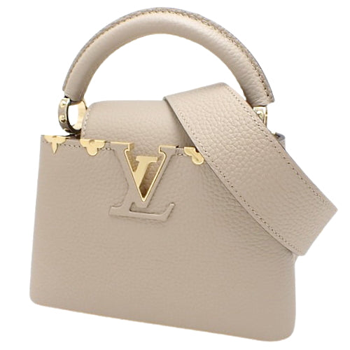 Capucine Mini, Triomphe Leather, Garance, M24567 (currently in production as of January 2025), 2-way shoulder bag.