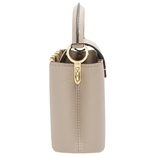 Capucine Mini, Triomphe Leather, Garance, M24567 (currently in production as of January 2025), 2-way shoulder bag.
