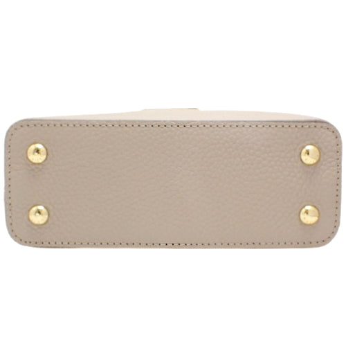 Capucine Mini, Triomphe Leather, Garance, M24567 (currently in production as of January 2025), 2-way shoulder bag.