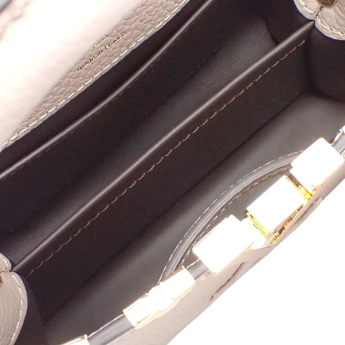 Capucine Mini, Triomphe Leather, Garance, M24567 (currently in production as of January 2025), 2-way shoulder bag.