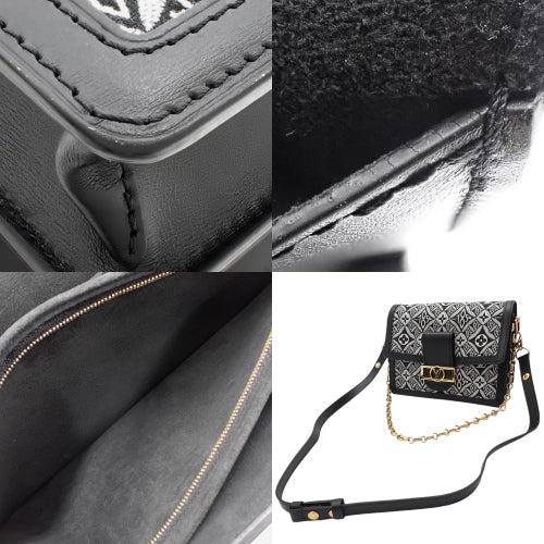 Monogram Jacquard Since 1854 Dauphine MM Canvas and Leather Monogram Jacquard M57211