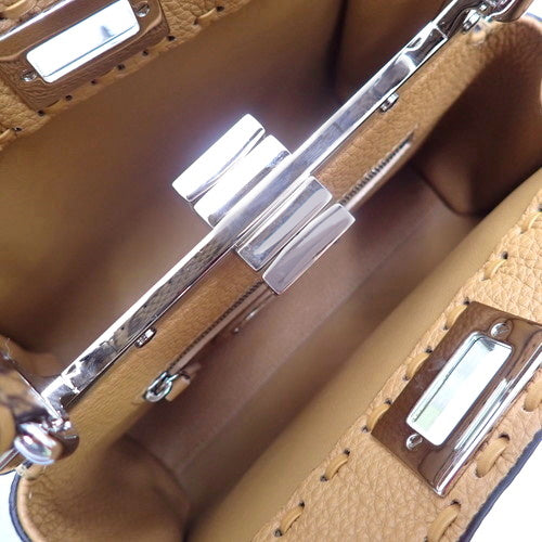 Selleria セレリア PEEKABOO MINI ピーカブー ミニ 2WAY ショルダーバッグ 斜め掛け 肩掛け カーフ パイソン 8BN244ARBGF1PIC(2025年1月現在現行品)
