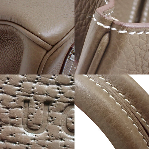 バーキン30 トリヨンクレマンス パラジウム金具 エトープ/エトゥープ シルバー金具 U刻印