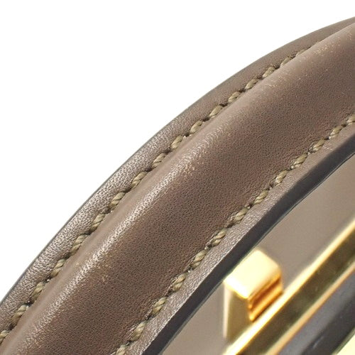 ピーカブー エッセンシャリー カーフ ブラウン 8BN302 2WAY ショルダー 肩掛け 斜め掛け